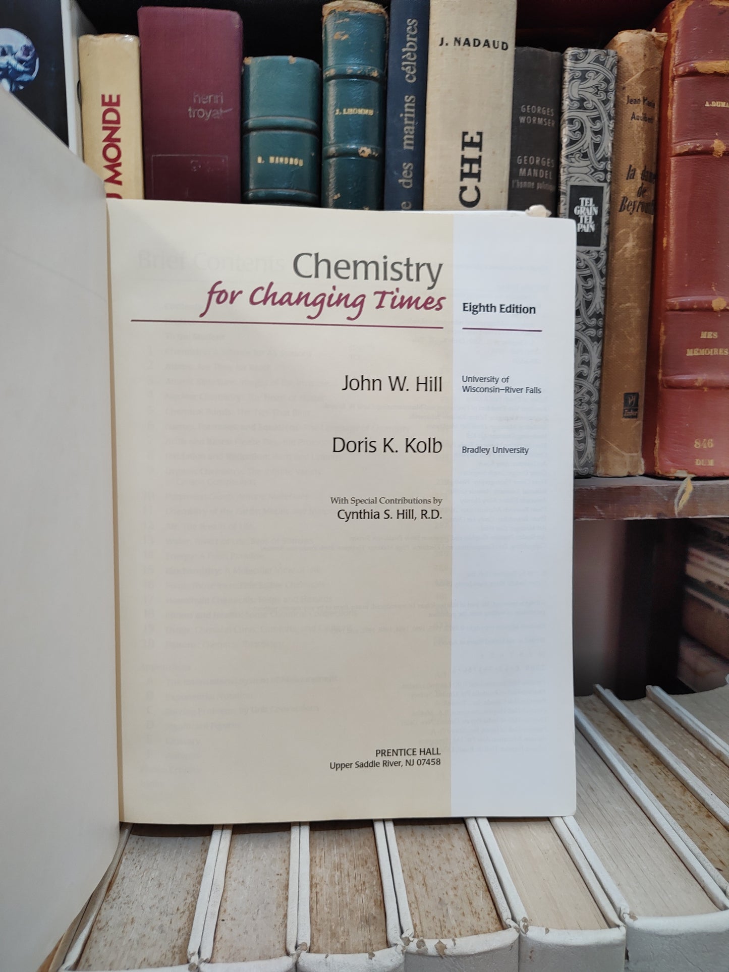 Hill - Chemistry for Changing Times