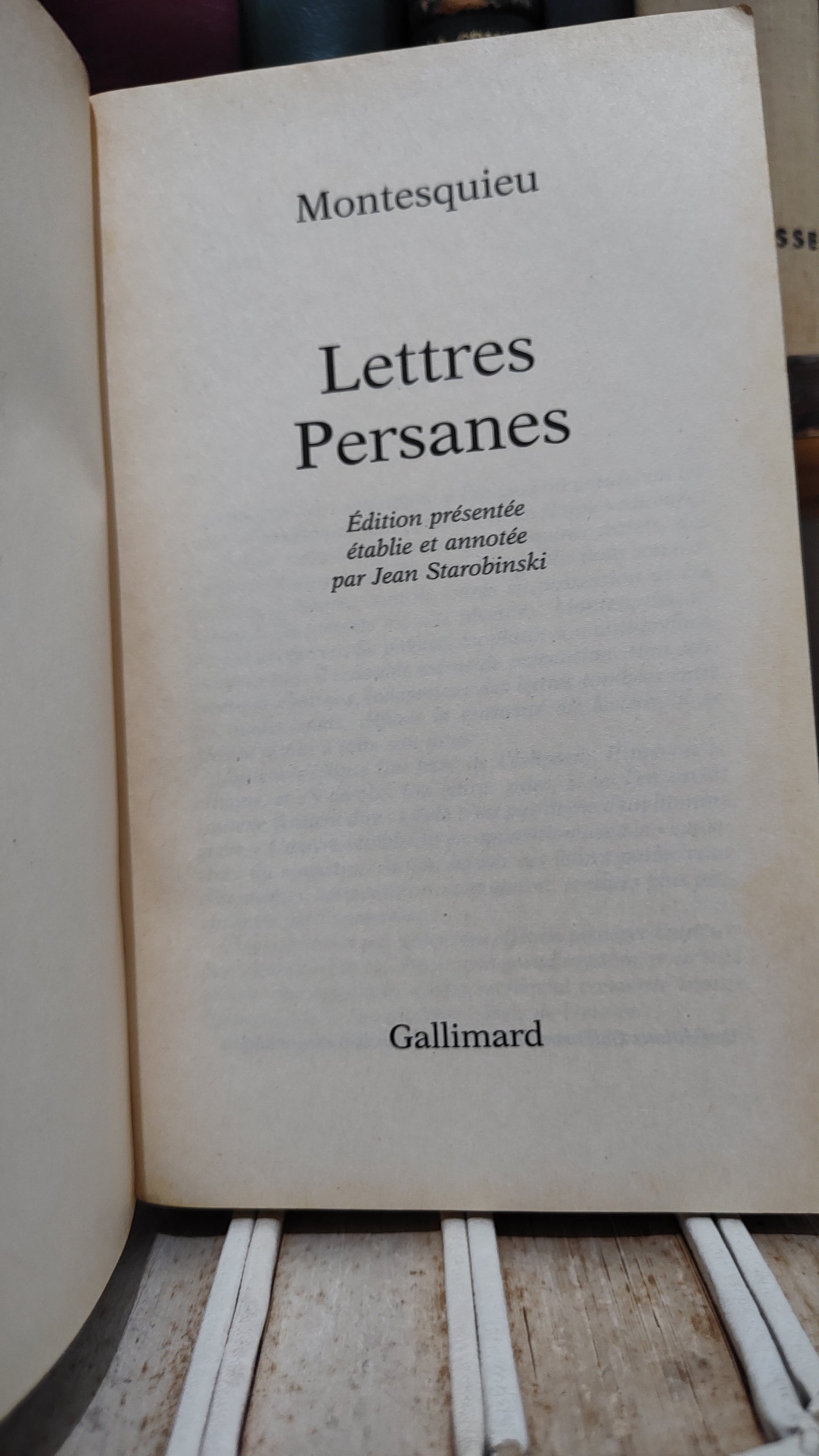 Montesquieu - Lettres Persanes