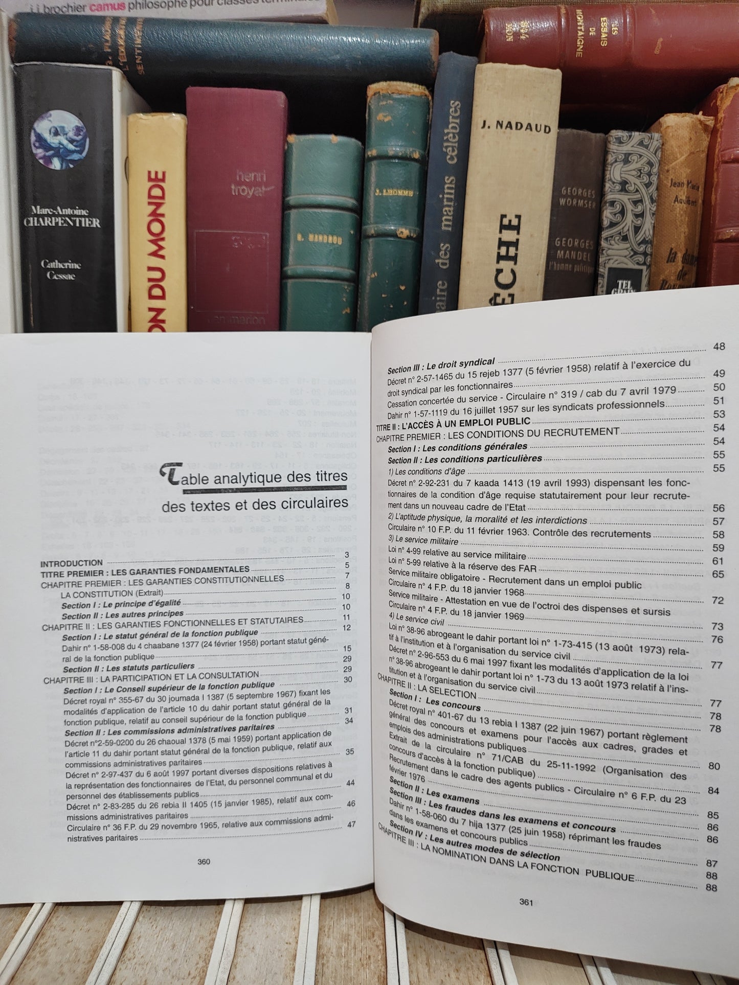 Snoussi - Les grands textes de la fonction publique