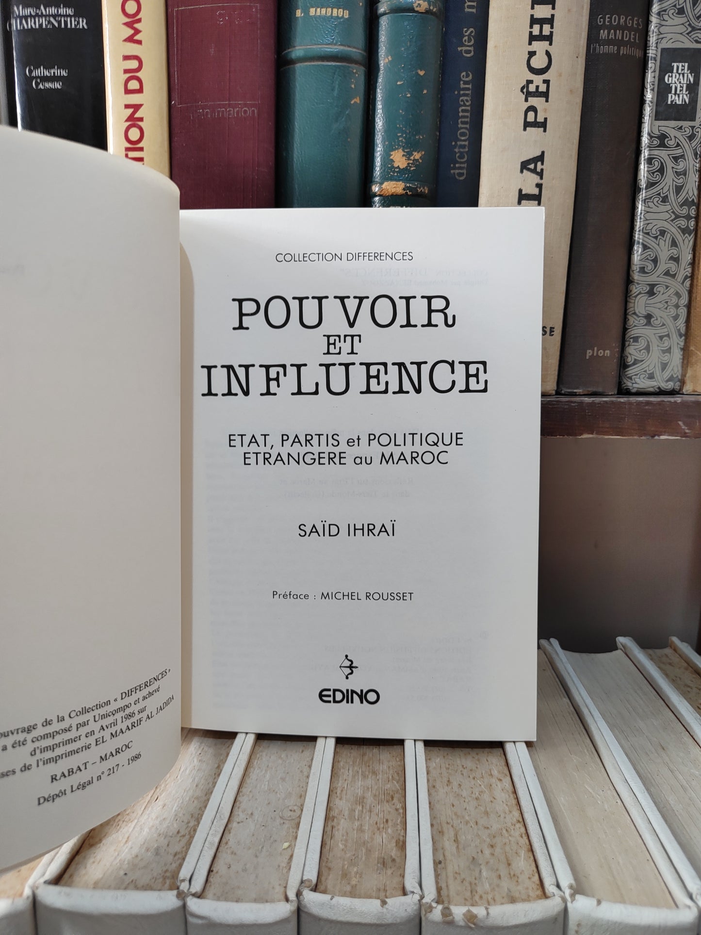 Ihrai - Pouvoir et influence ; État, partis et politique étrangère au Maroc