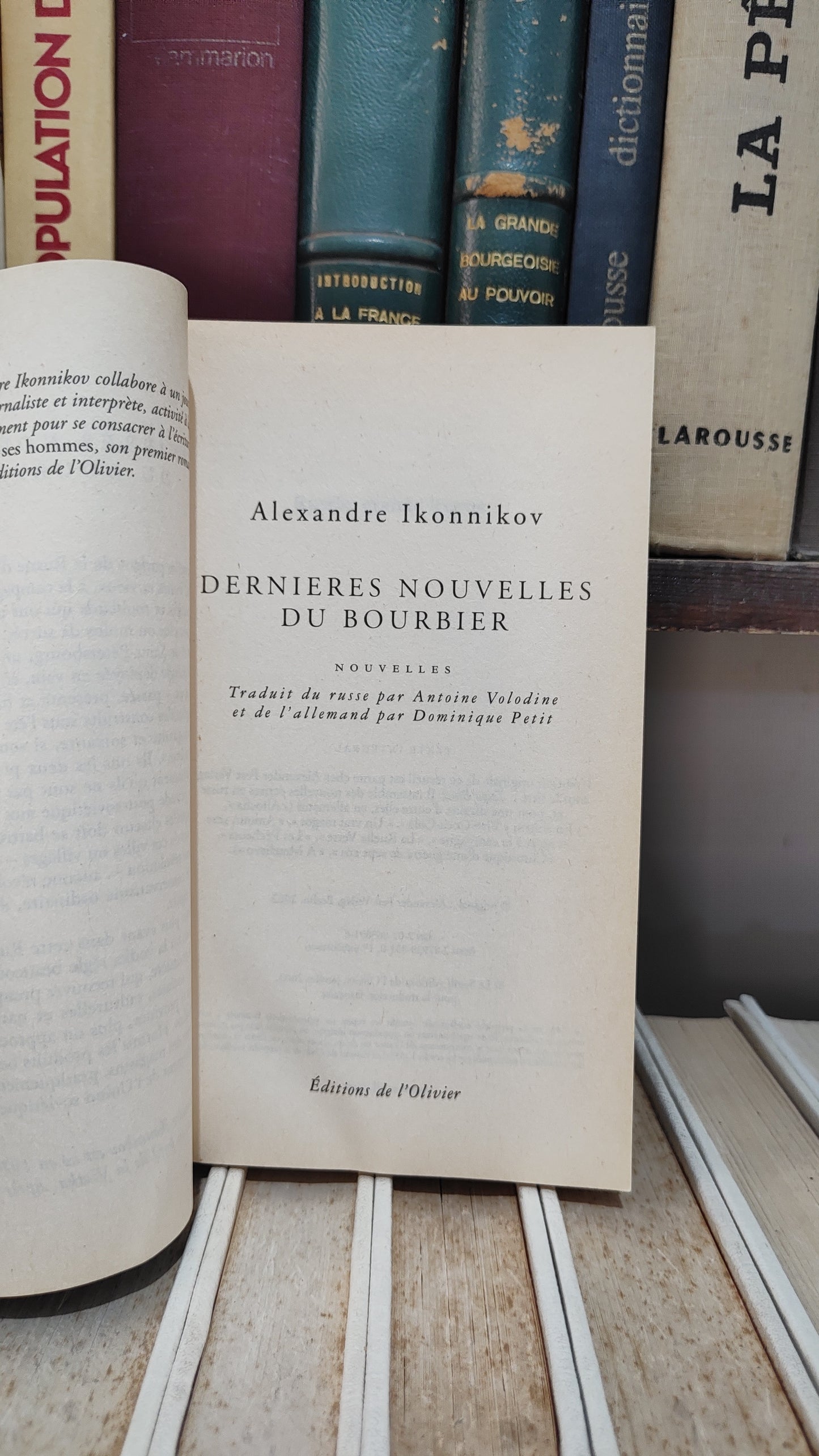 Ikonnikov - Dernières nouvelles du bourbier