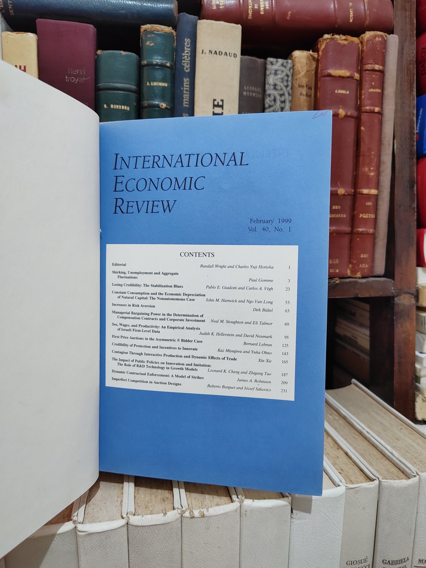 International Economic Review 40