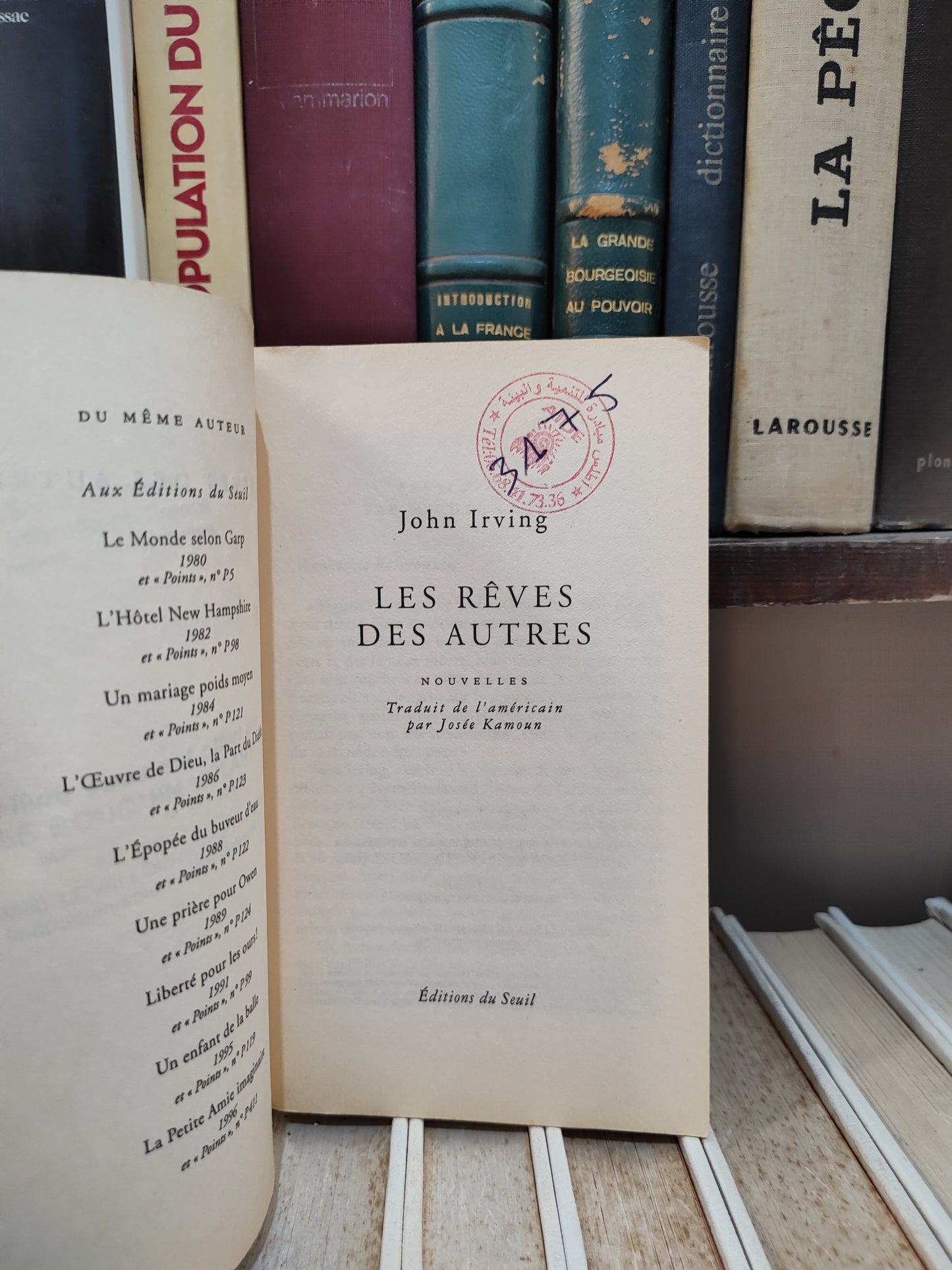 Irving - Les rêves des autres