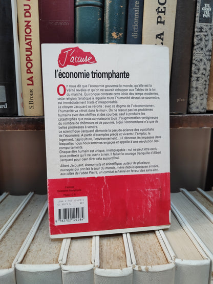 Jacquard - J'accuse l'économie triomphante