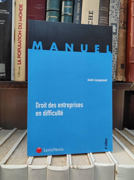 Jacquemont - Droit des entreprises en difficulté