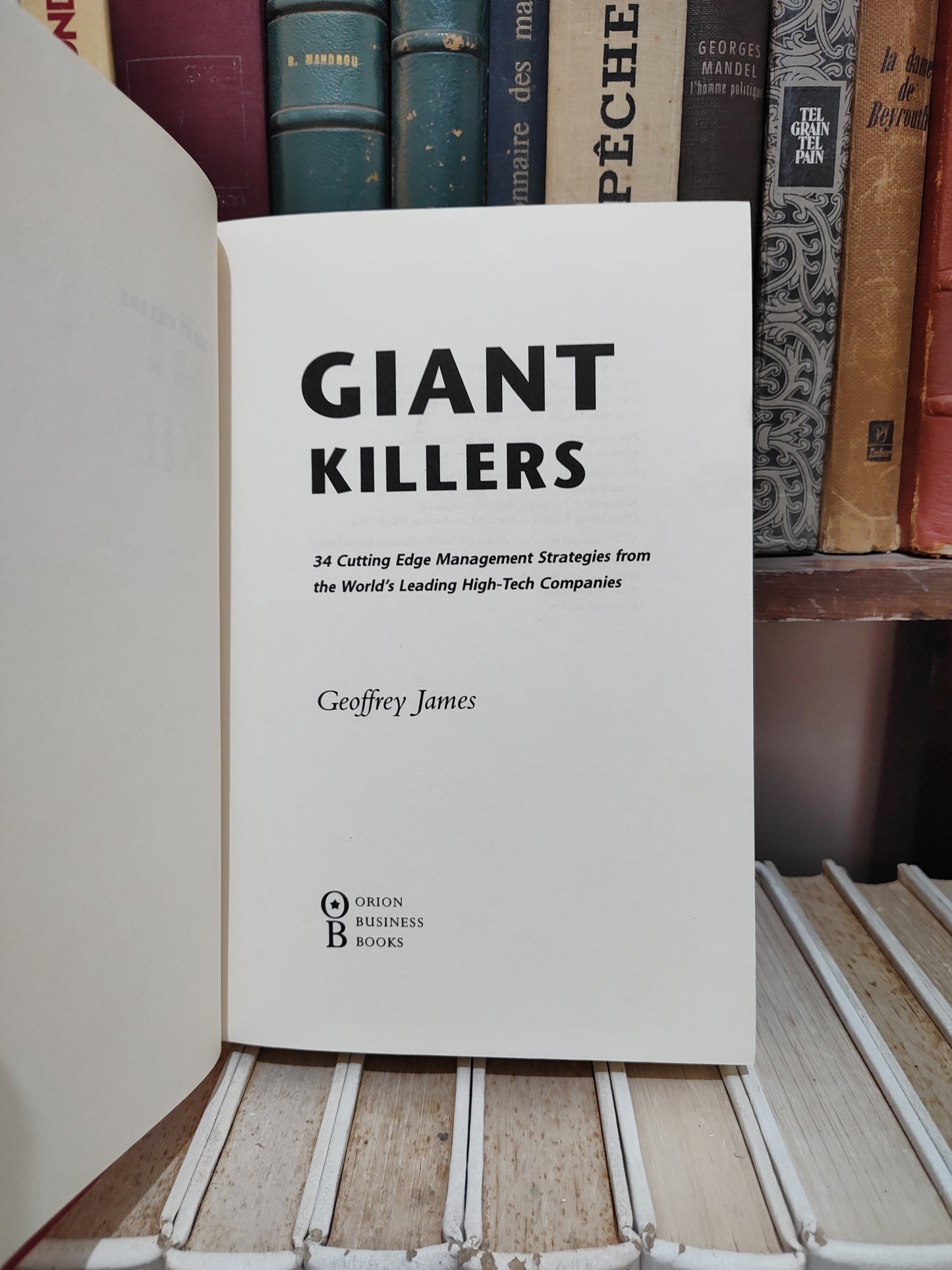 James - Giant Killers : 34 cutting edge managment strategie ..