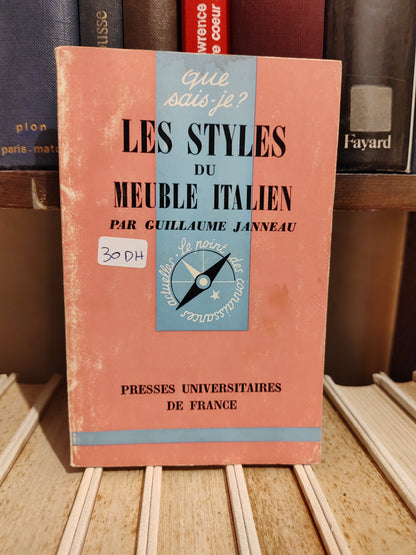 Janneau - Les styles du meuble italien Que sais je