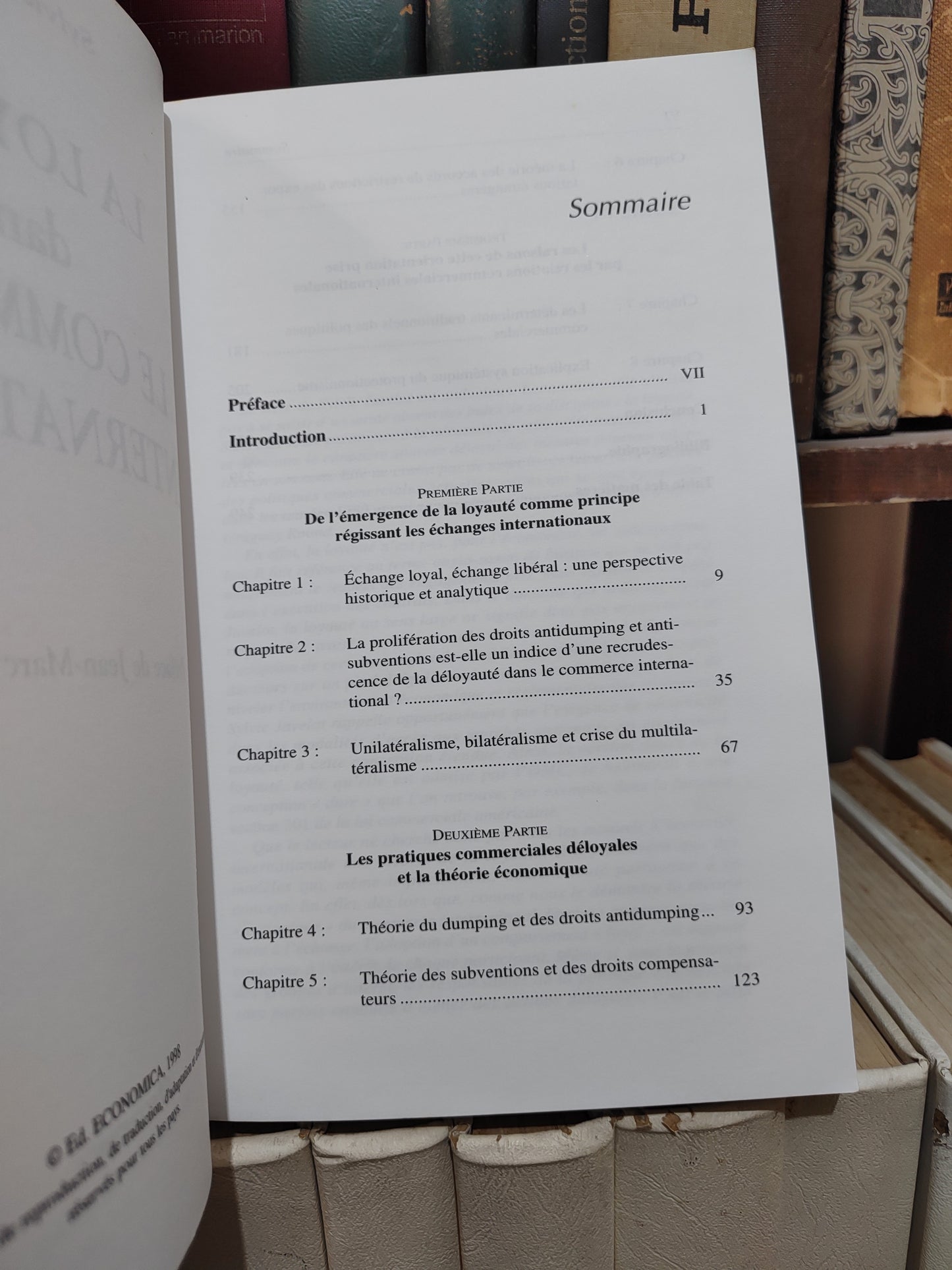 Javelot - La loyauté dans le commerce international
