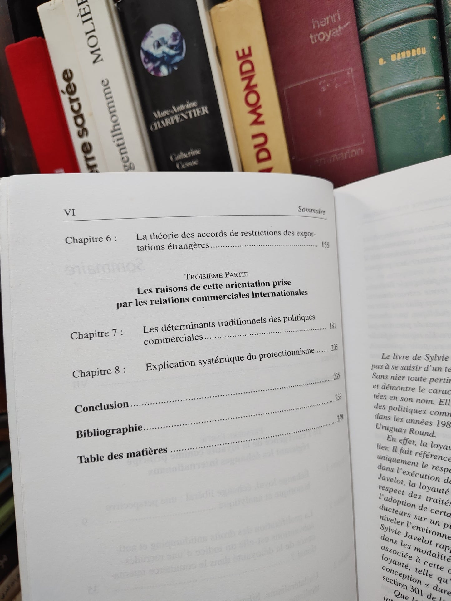Javelot - La loyauté dans le commerce international