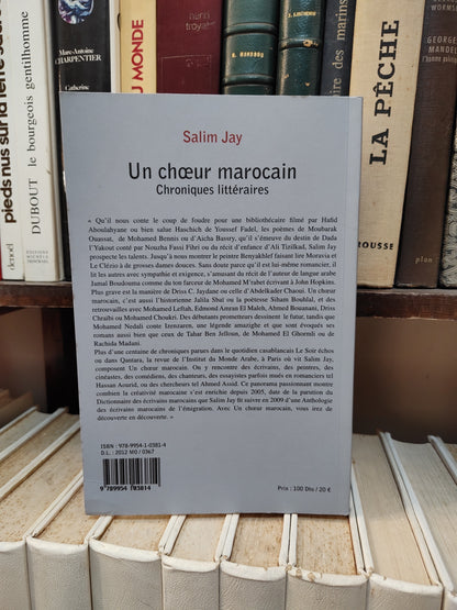 Jay - Un chœur marocain chroniques littéraires