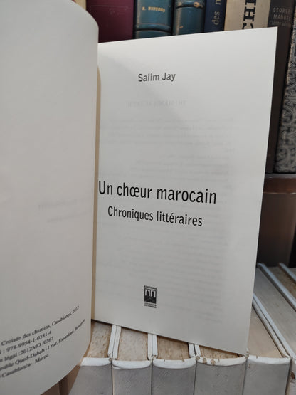 Jay - Un chœur marocain chroniques littéraires