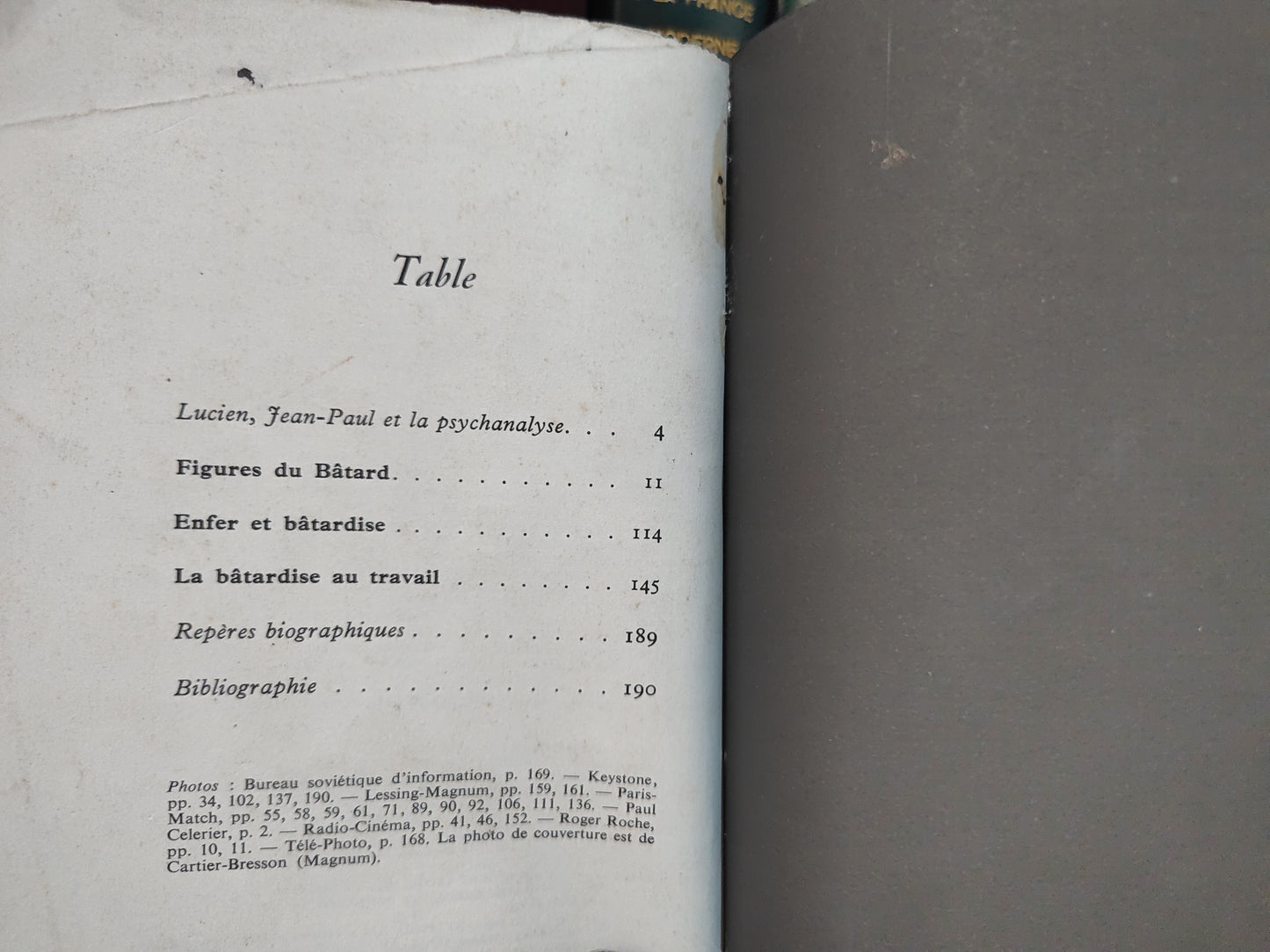 Jeanson - Sartre par lui-même ; Écrivains de toujours