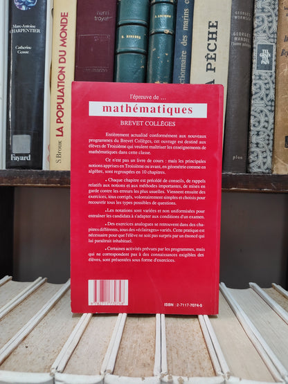 Jeulin -Brevet collèges l'épreuve de Mathématiques