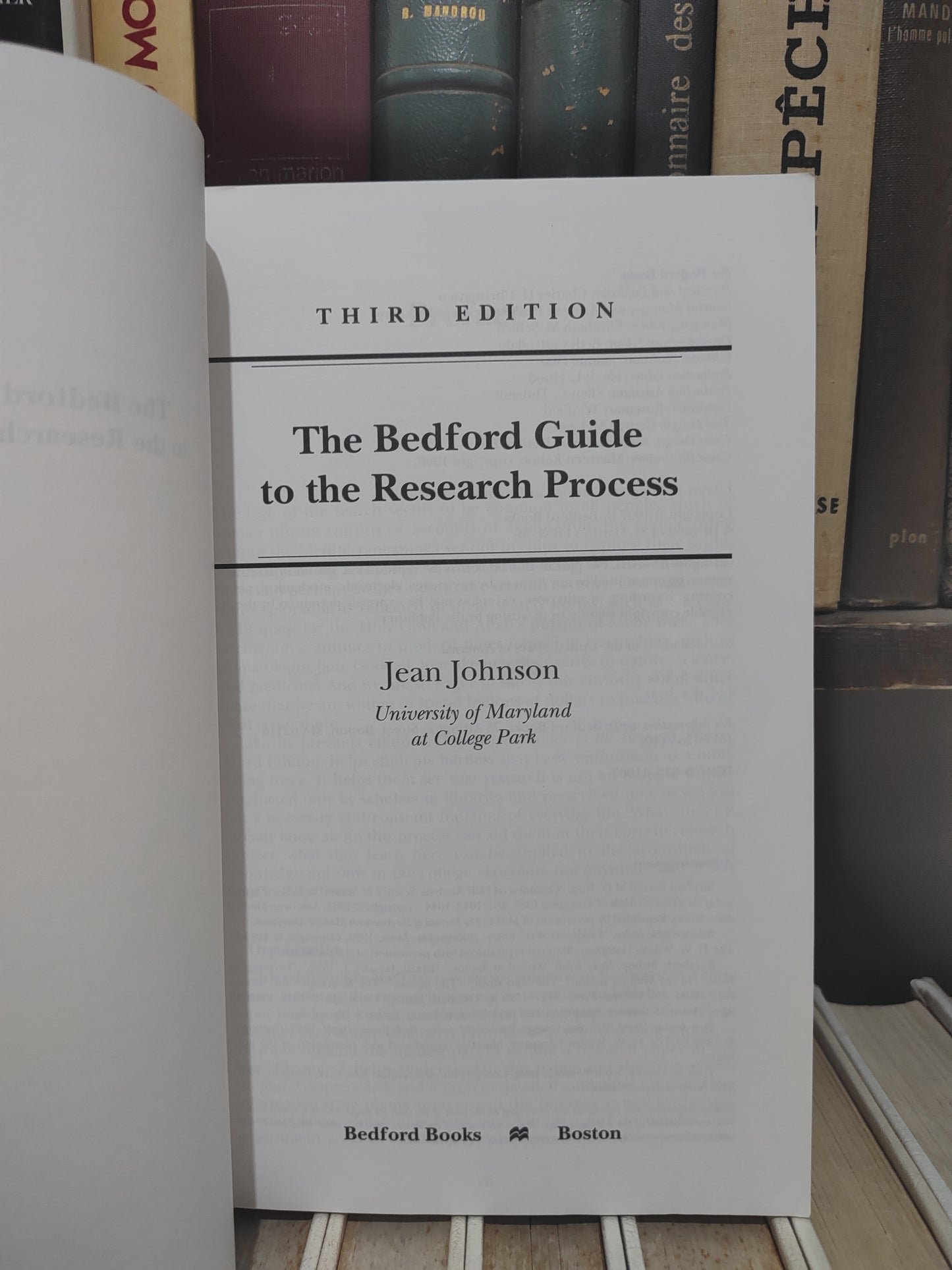 Johnson - The Bedford guide to the research process