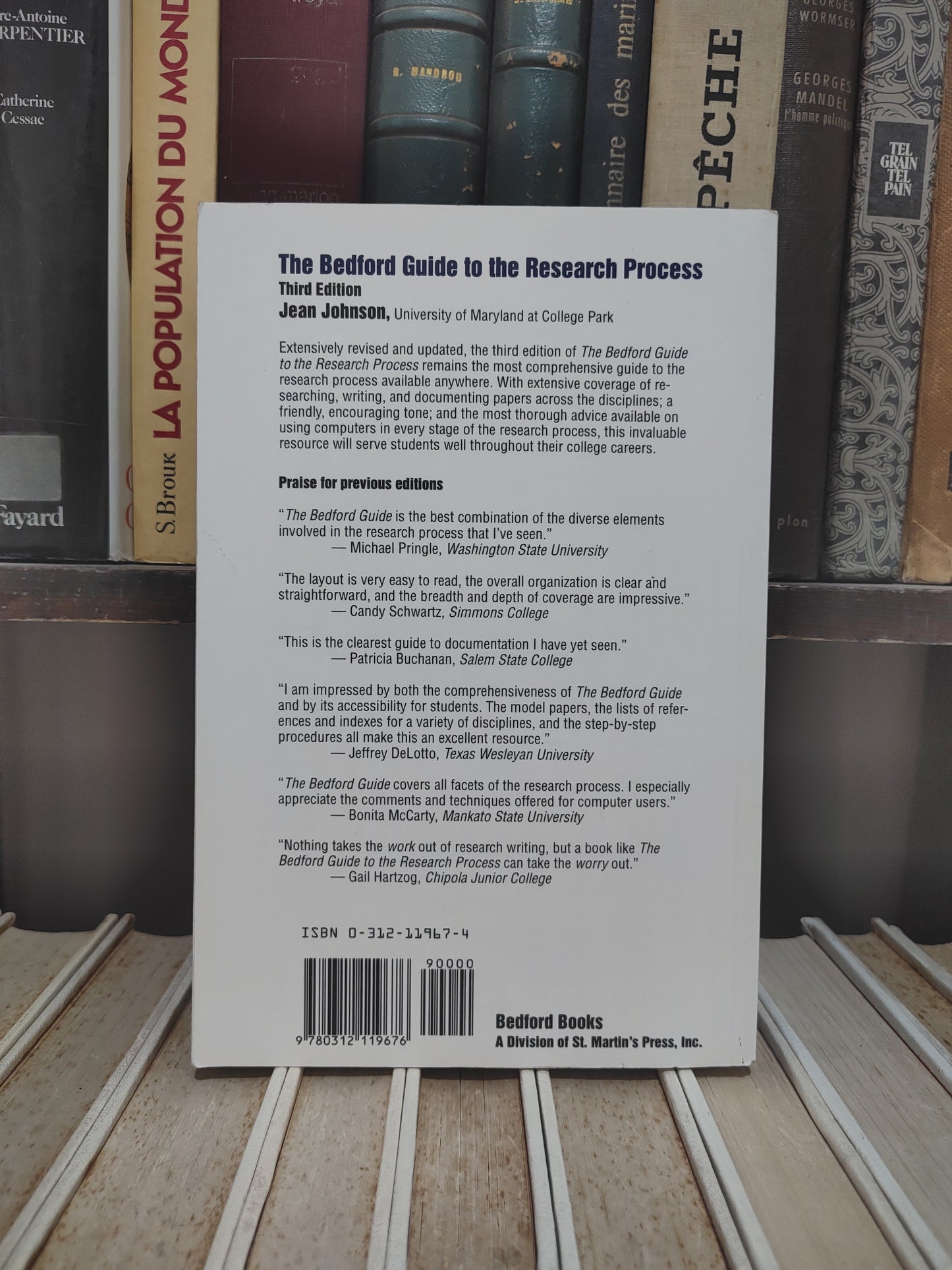 Johnson - The Bedford guide to the research process