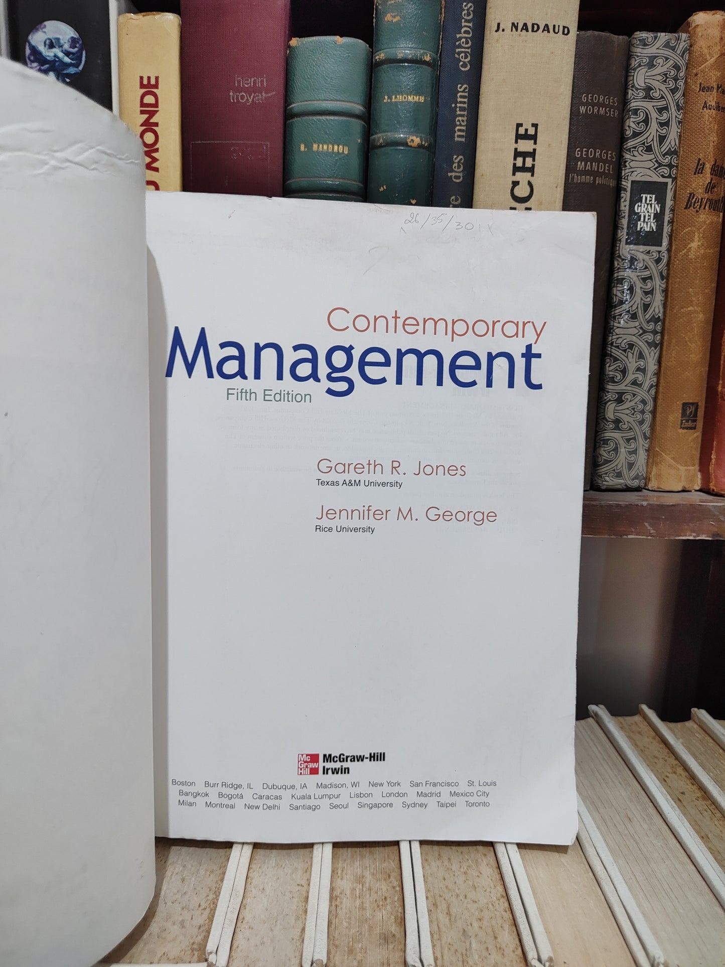 Jones - Contemporary management