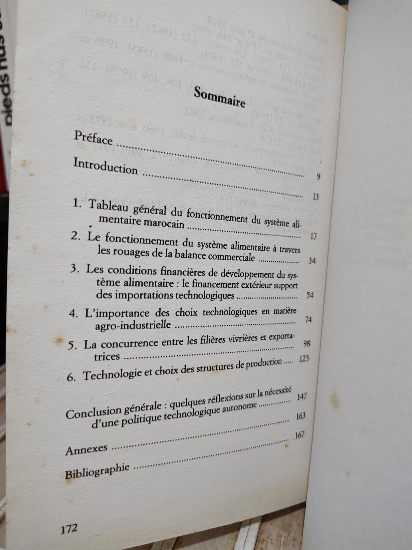 Kacem -Choix technologiques et système alimentaire : Le cas du Maroc