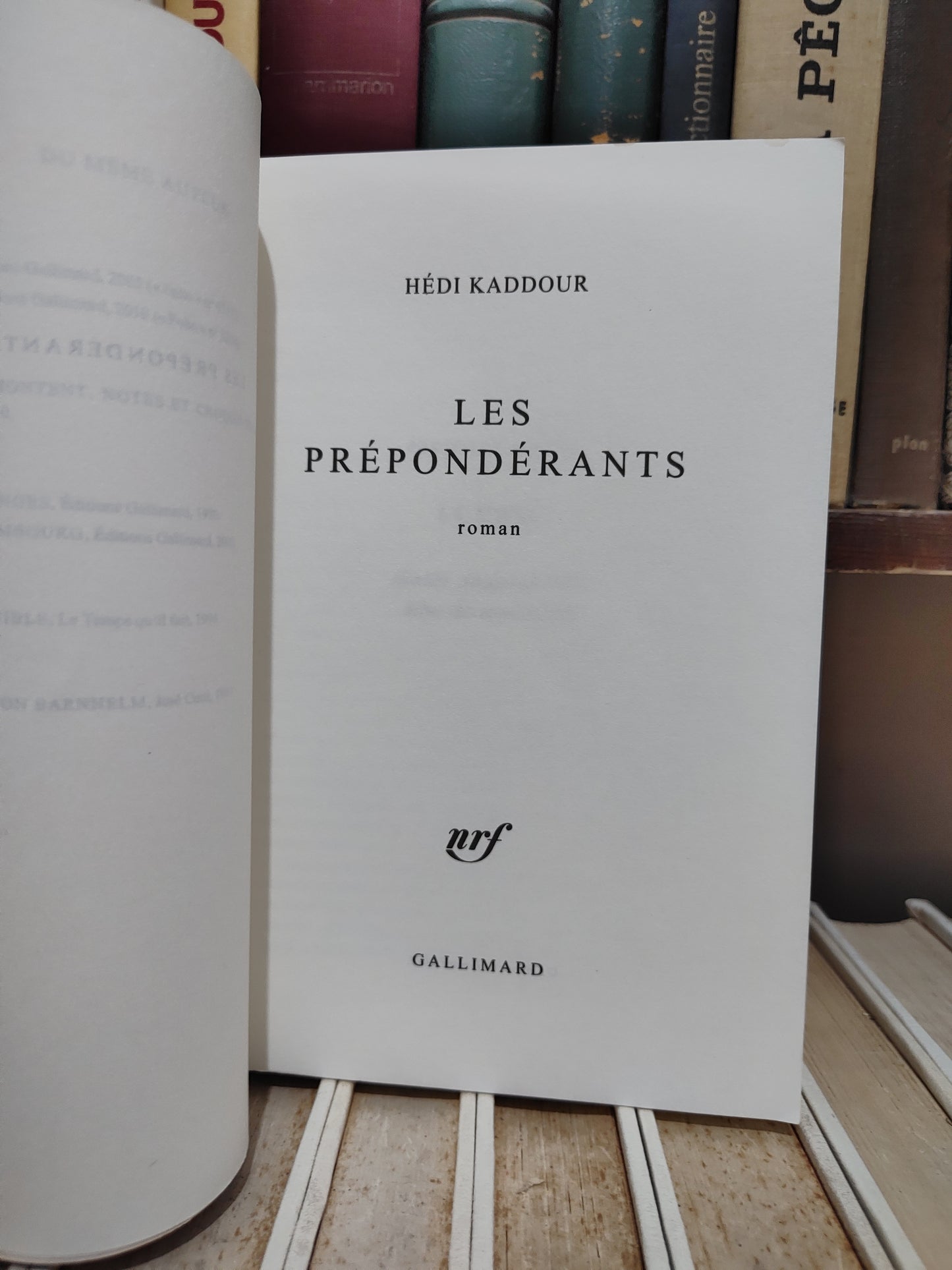 Kaddour - Les prépondérants