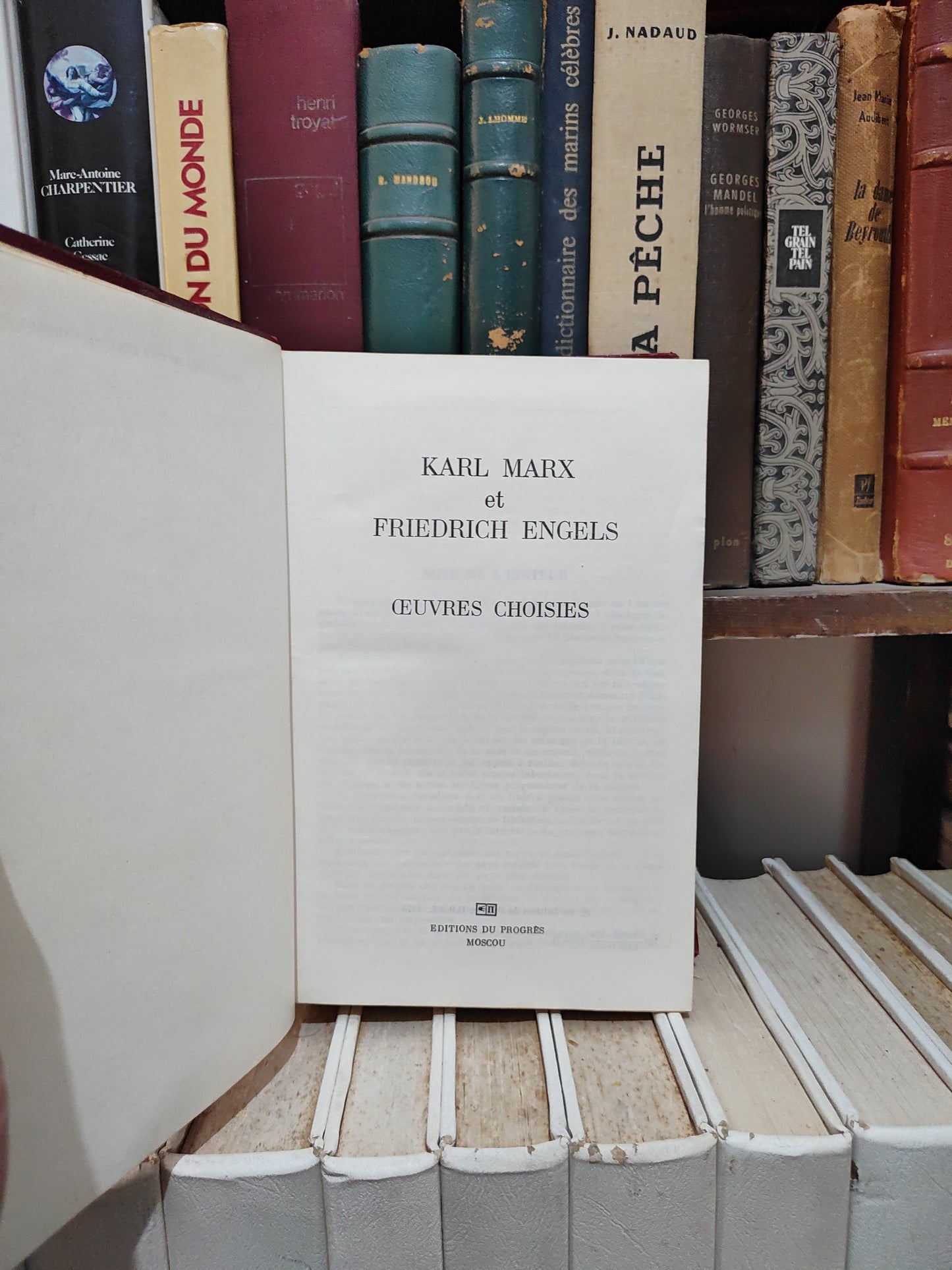 Karl Marx Friedrich Engels  Œuvres choisies