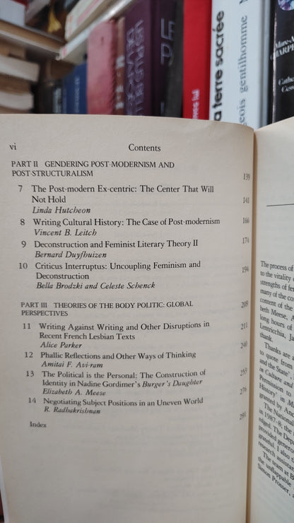Kauffman - Feminism and Institutions  : Diqlogues on Feminist Theory