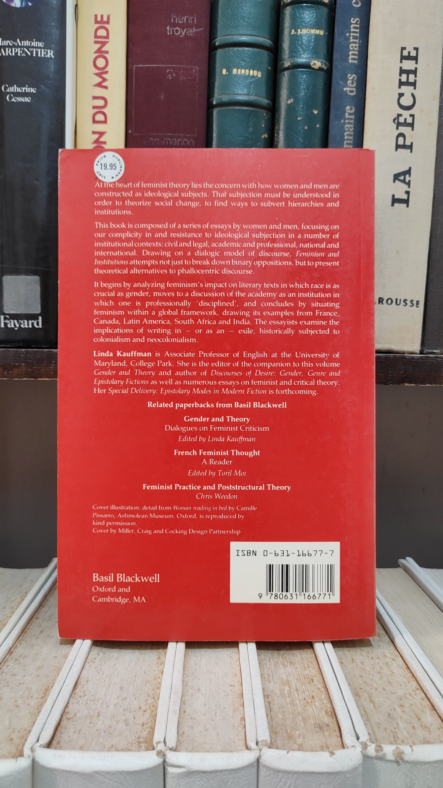 Kauffman - Feminism and Institutions  : Diqlogues on Feminist Theory