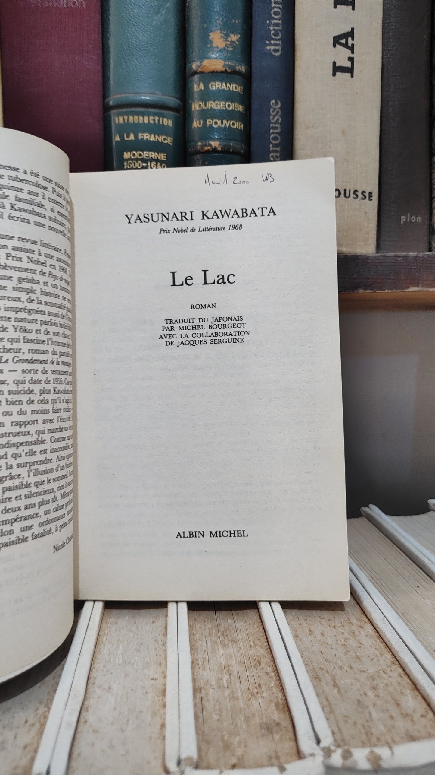 Kawabata - Le Lac