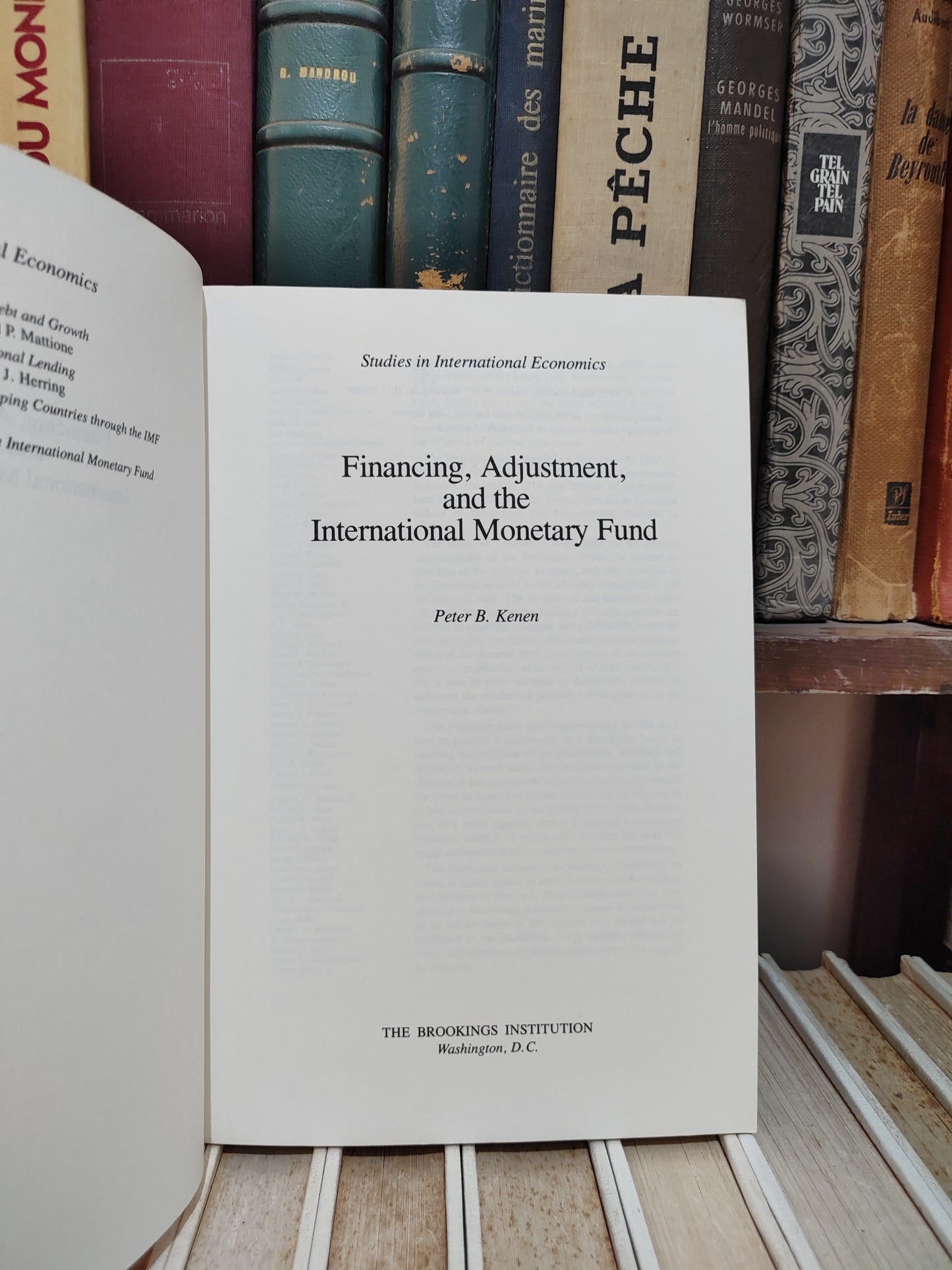 Kenen - Financing, adjustment, and the International Monetary Fund