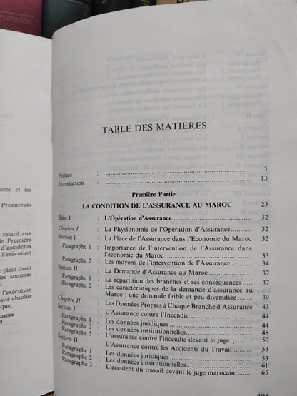 Kettani - L'assurance au Maroc