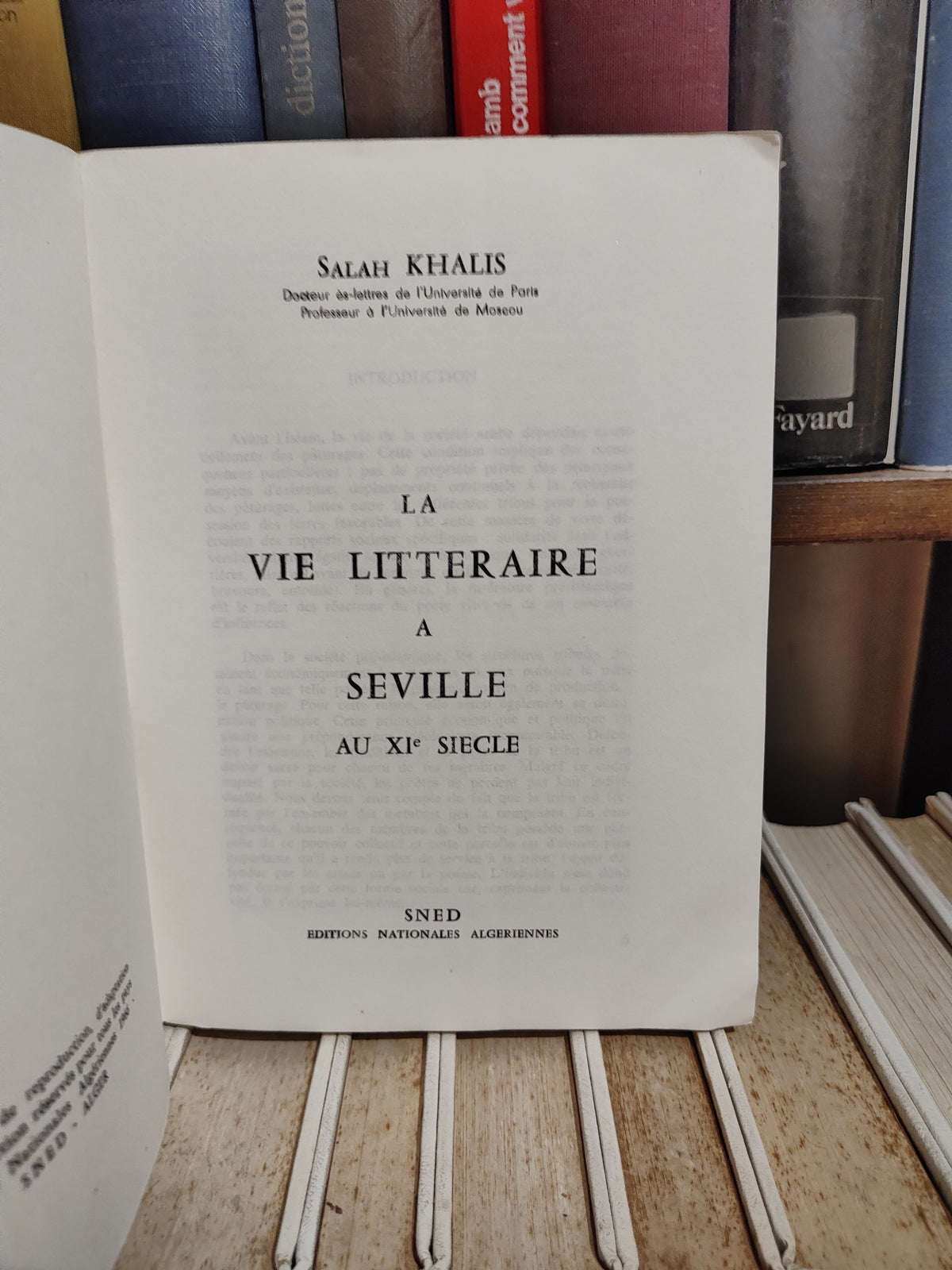 Khalis - La vie littéraire a Séville au XI siècle