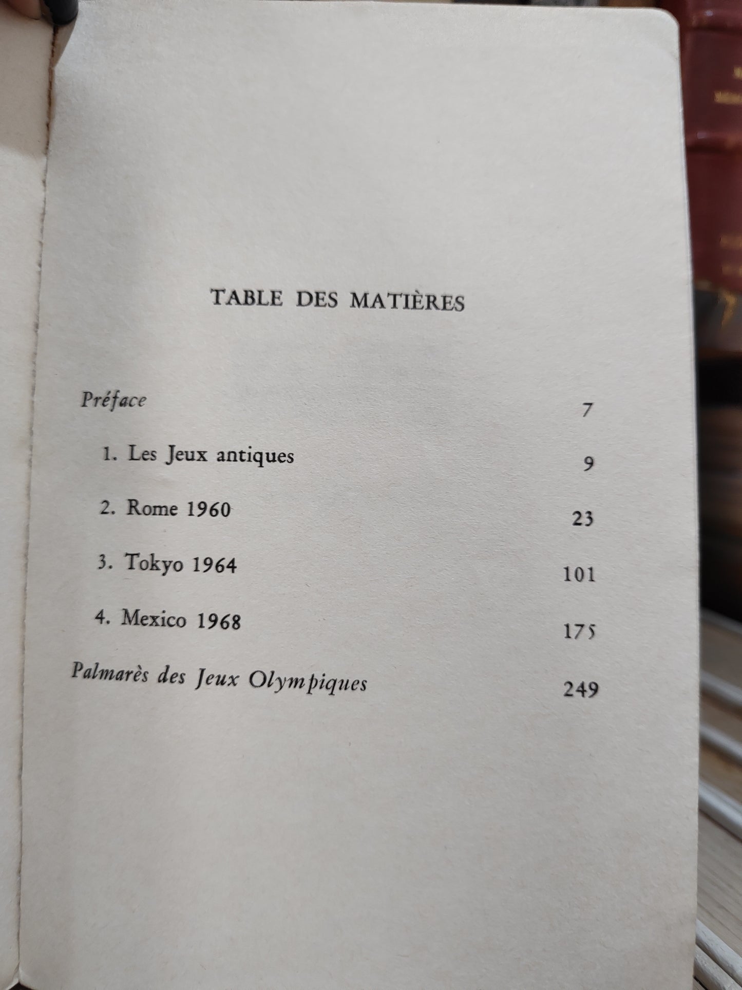 Kieran - Histoire des jeux olympiques