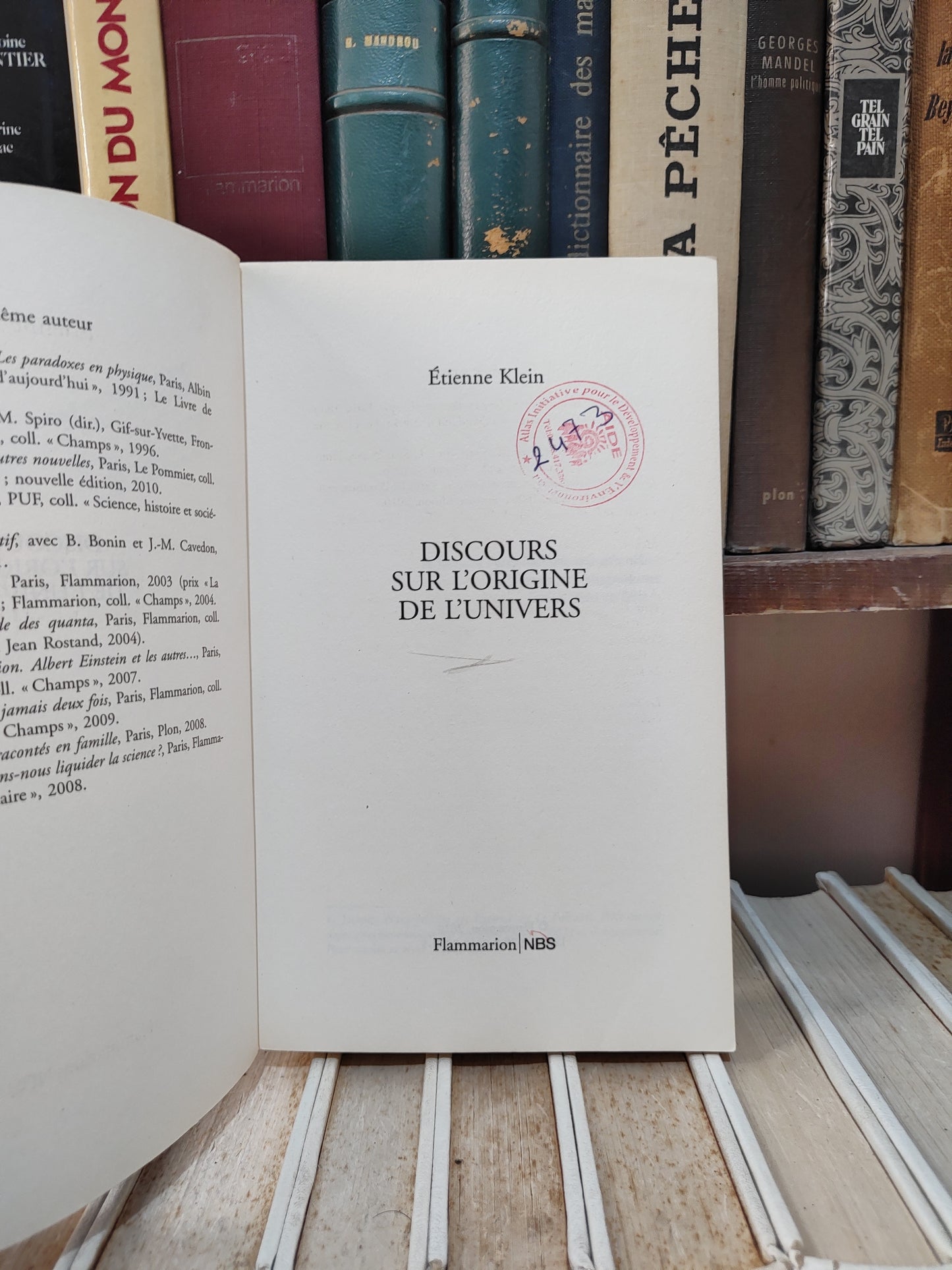 Klein - Discours sur l'origine de l'Univers