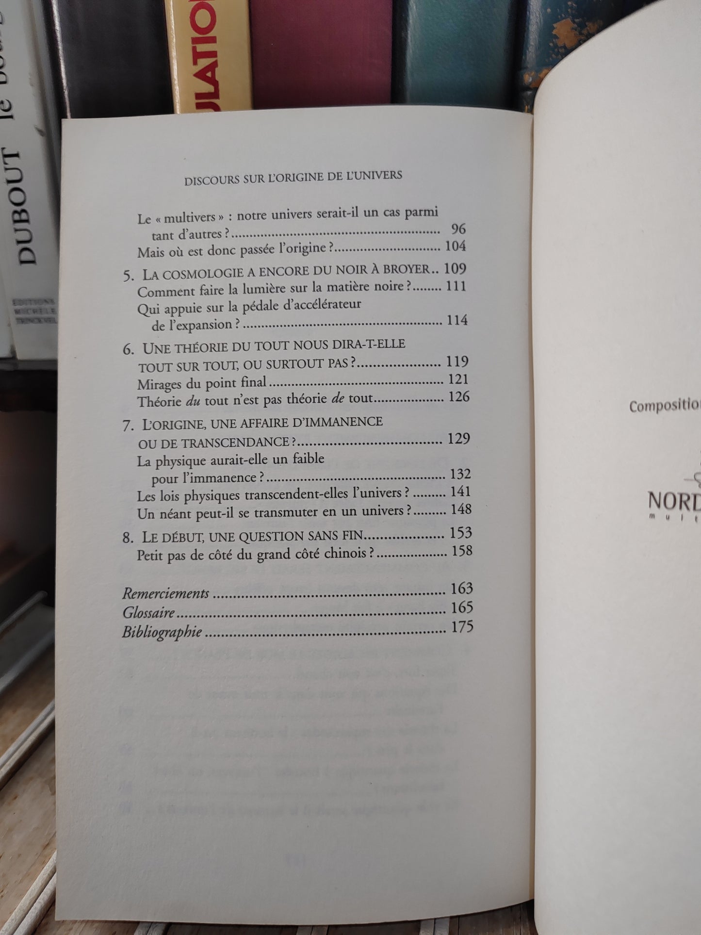 Klein - Discours sur l'origine de l'Univers
