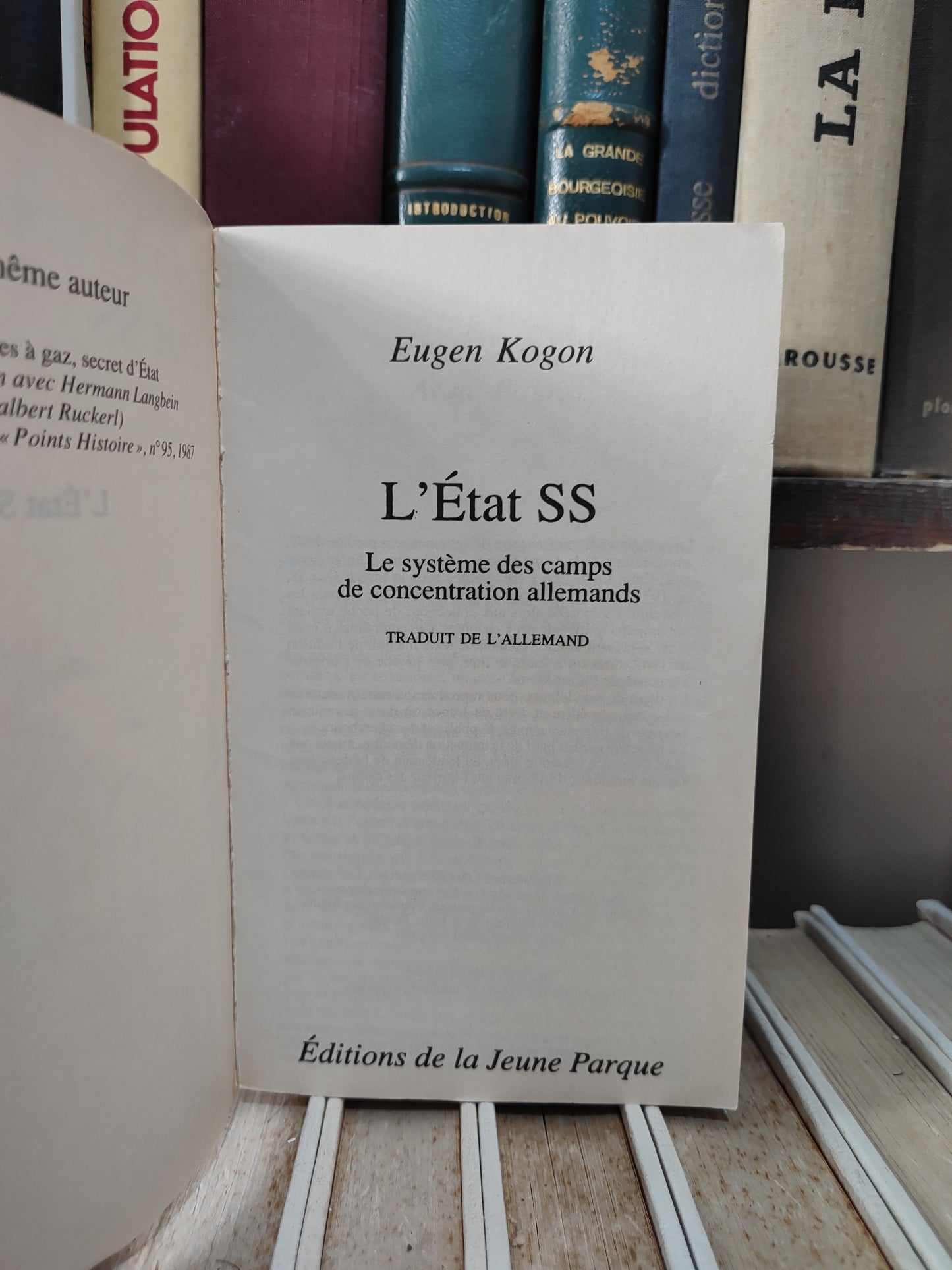 Kogen - L'Etat SS : Le système des camps de concentration allemands