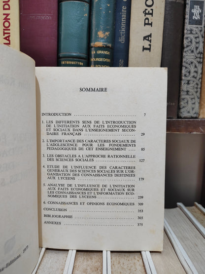Kokosowski - Formation économique et pédagogie des sciences sociales