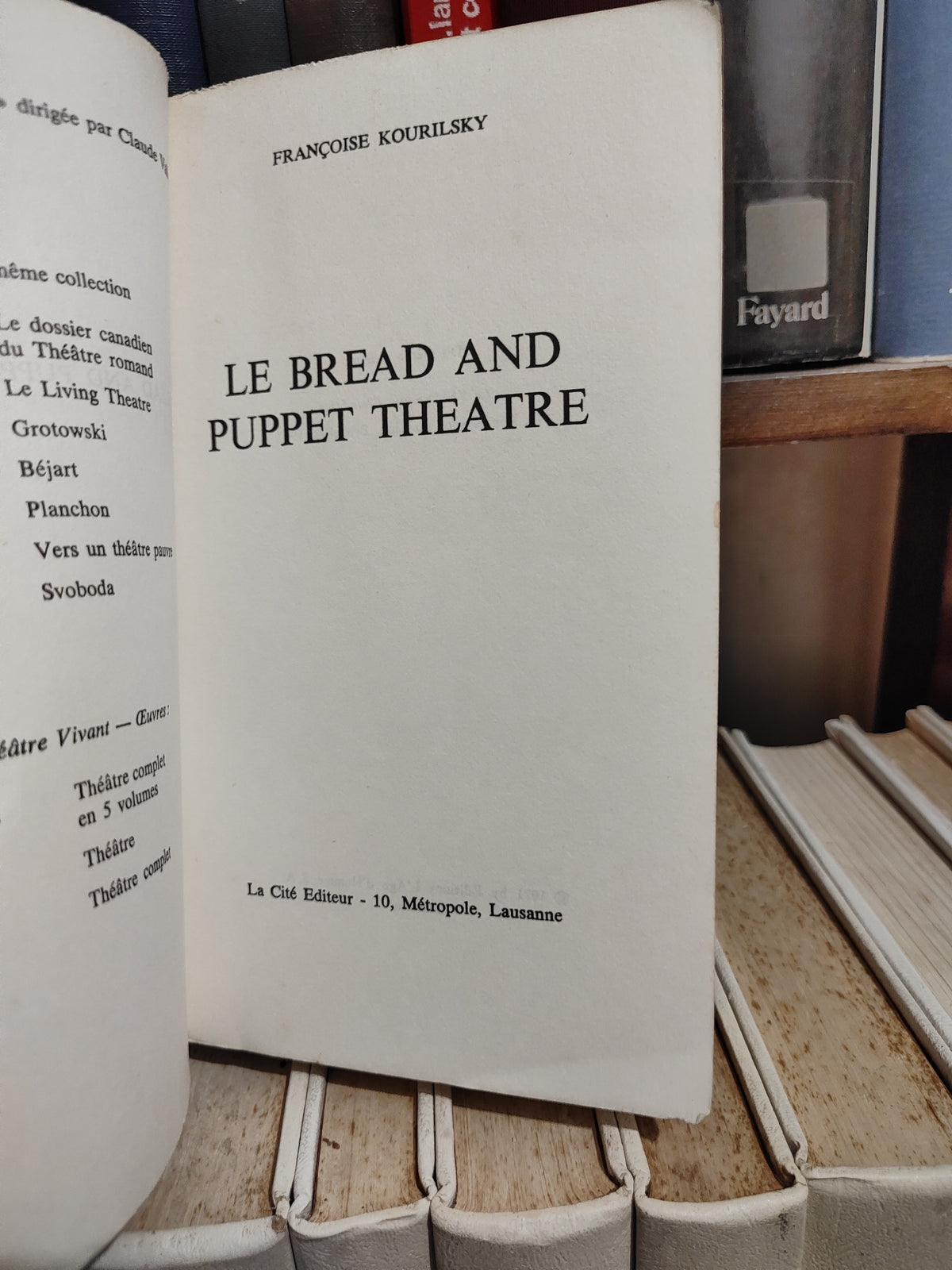 Kourilsky - Le bread and puppet theatre