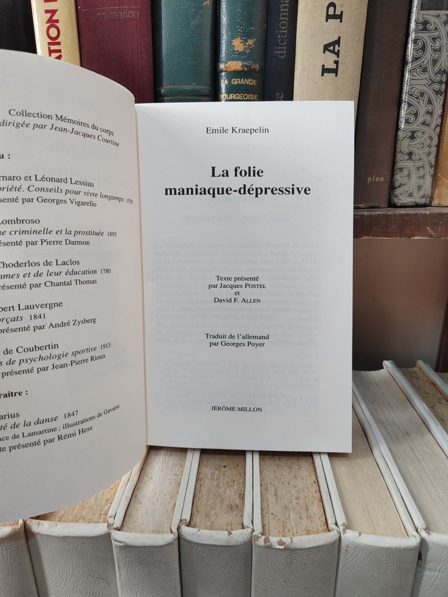 Kraepelin - La folie maniaque-dépressive