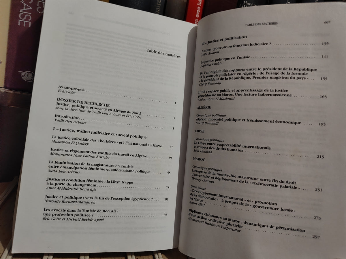 L'Anéee du Maghreb 2007 Justice, politique et société