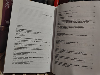 L'Anéee du Maghreb 2007 Justice, politique et société