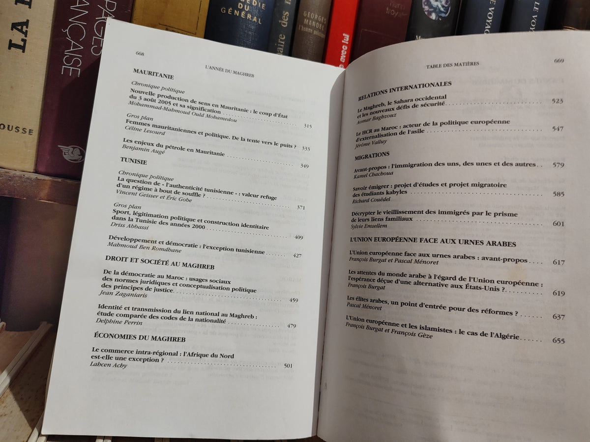 L'Anéee du Maghreb 2007 Justice, politique et société