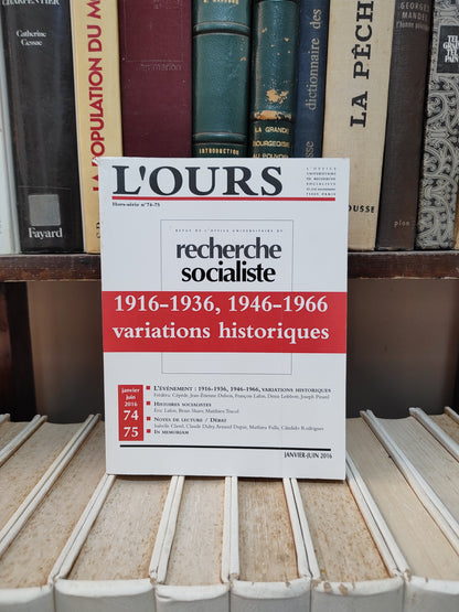 L'OURS H-S N°74-75 Recherche socialiste