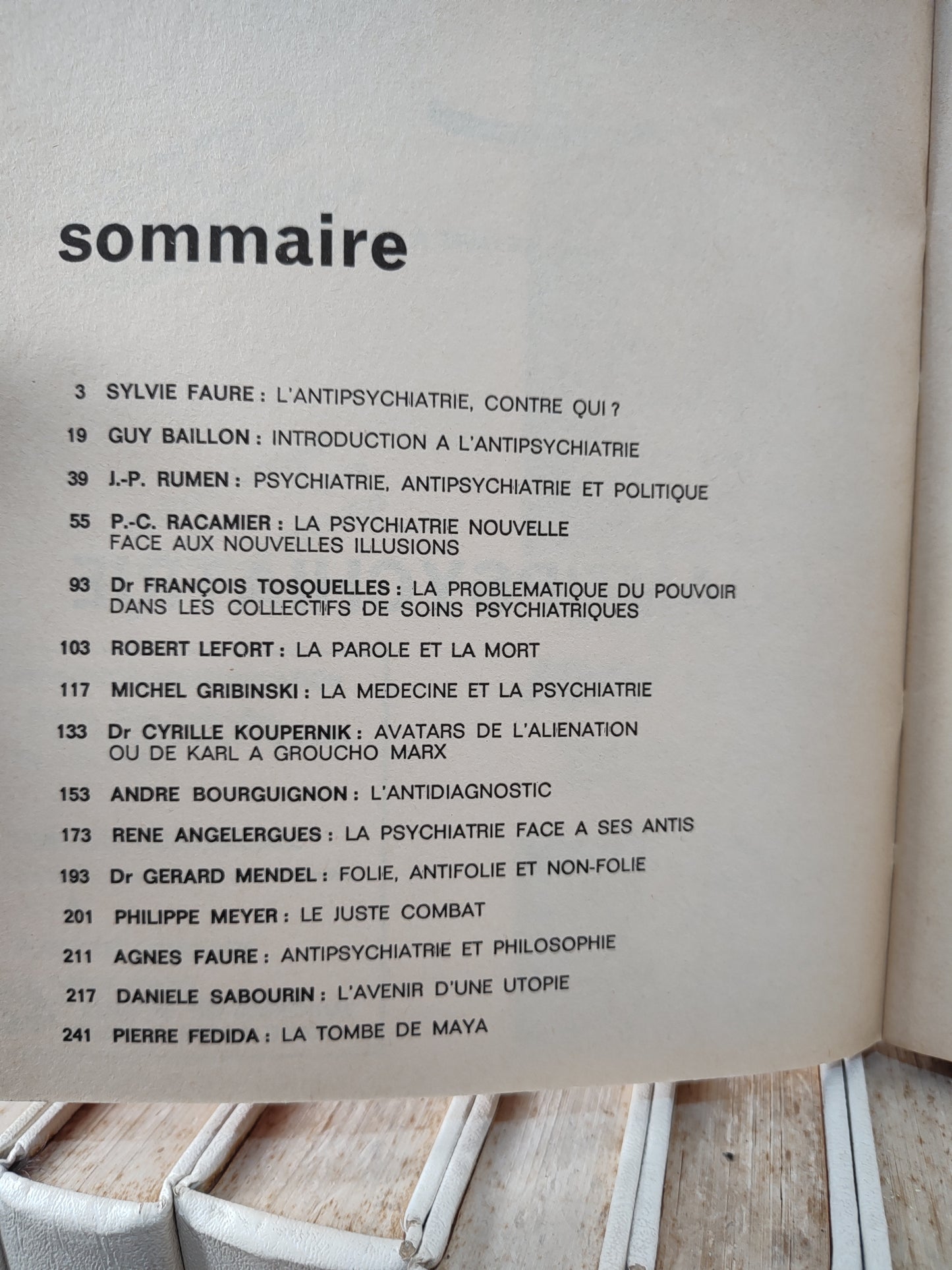 L'antipsychiatrie