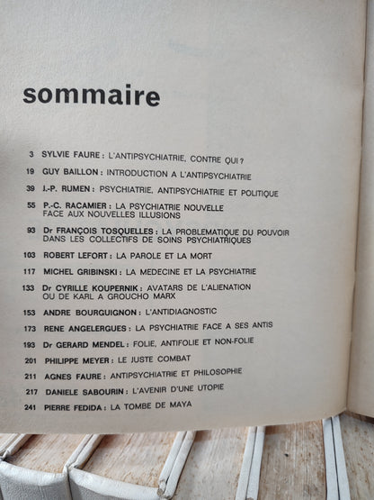 L'antipsychiatrie