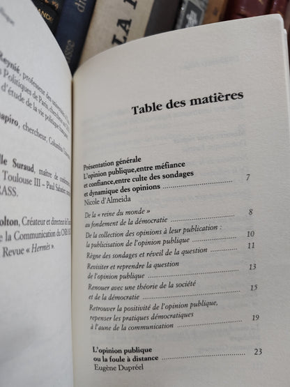 L'opinion publique