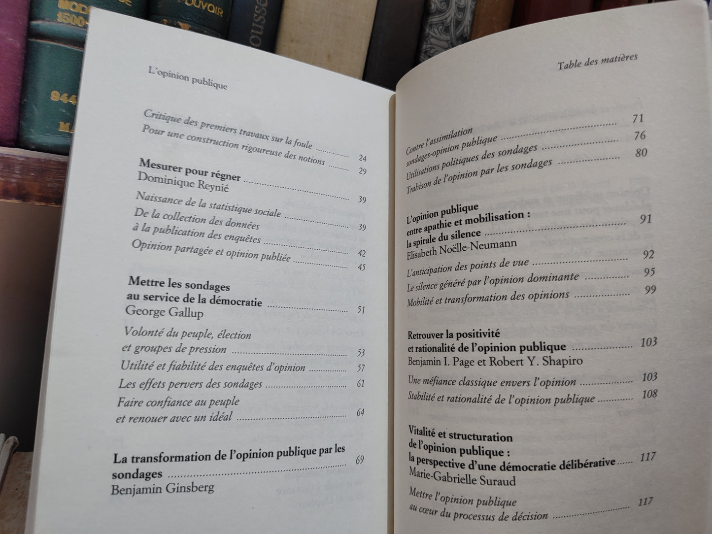 L'opinion publique