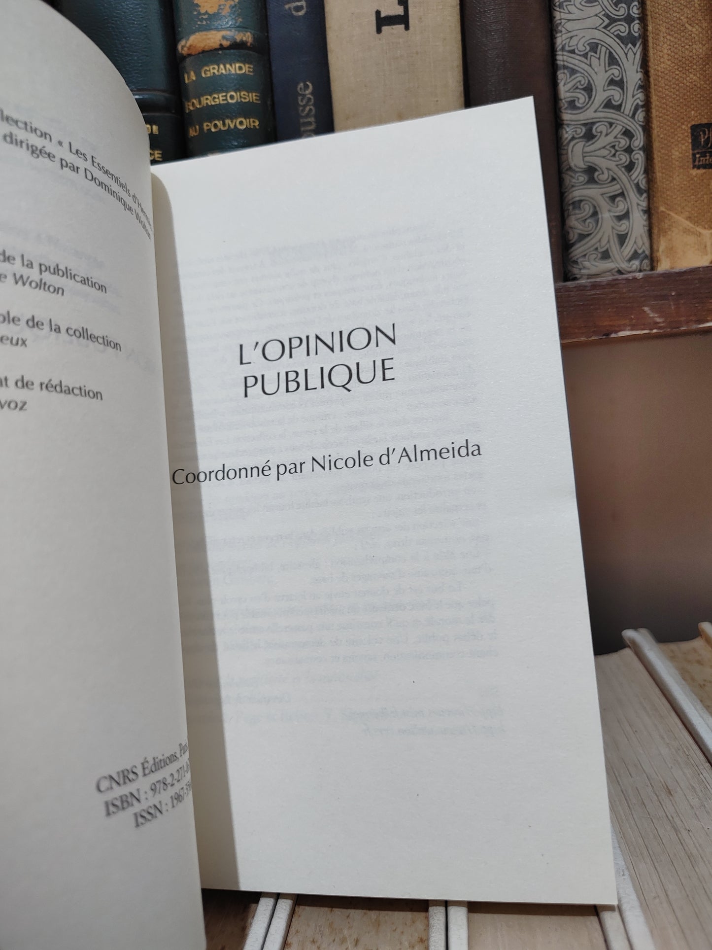 L'opinion publique