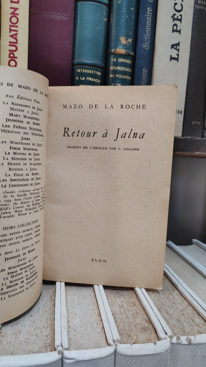 La Roche - Retour à Jalna
