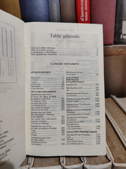La bible de Jérusalem
