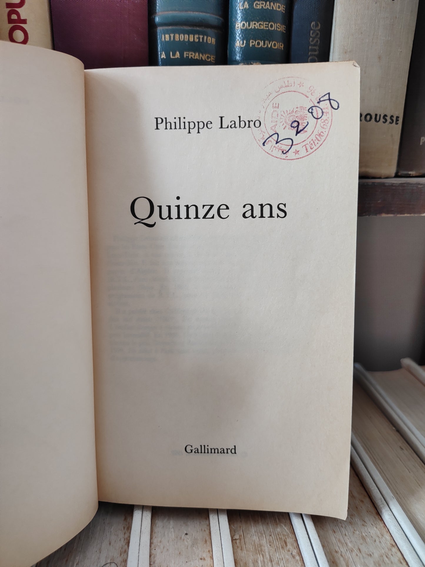 Labro - Quinze ans