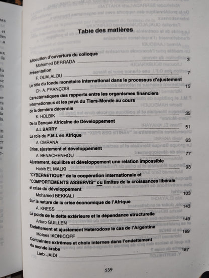 La crise et l'endettement du tiers monde