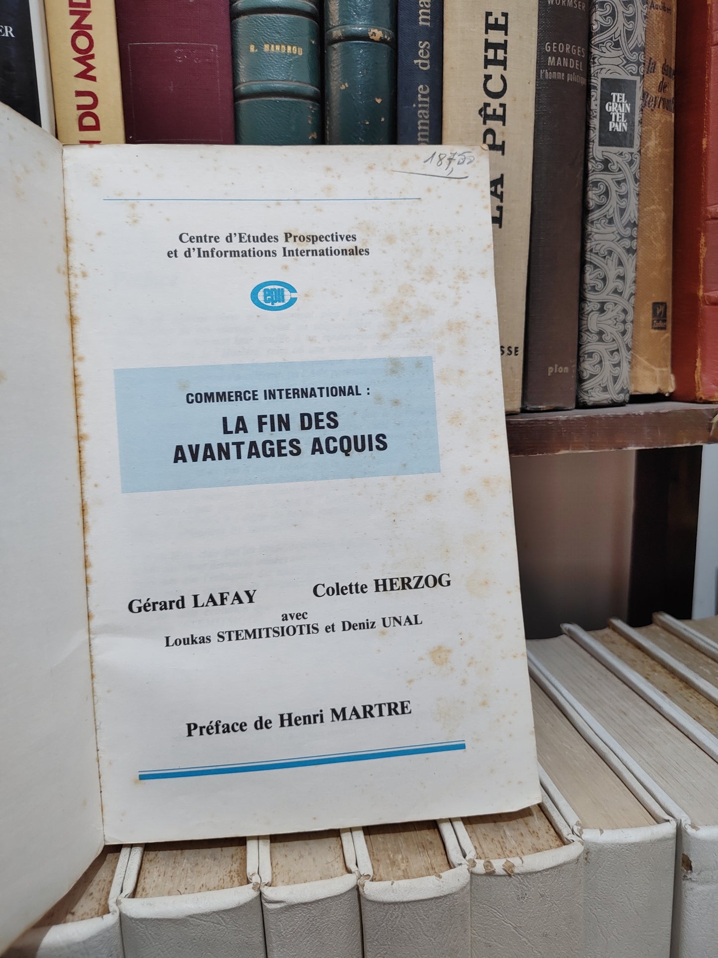 Lafay - Commerce international ; La fin des avantages acquis
